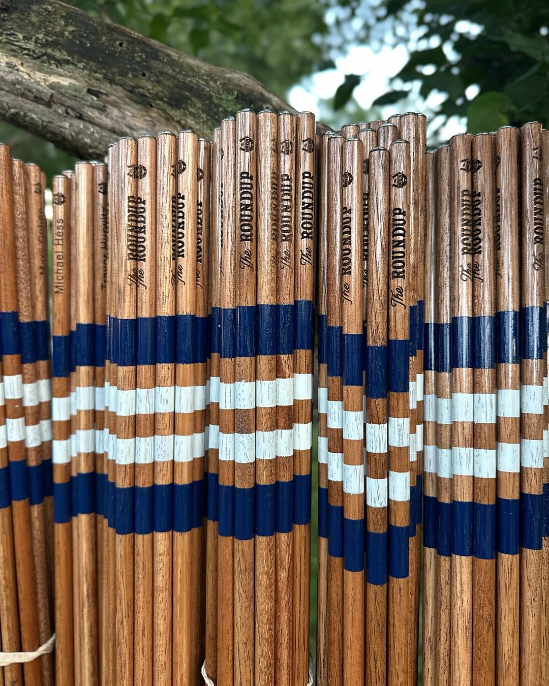El Caballero Country Club The Roundup custom hickory alignment sticks