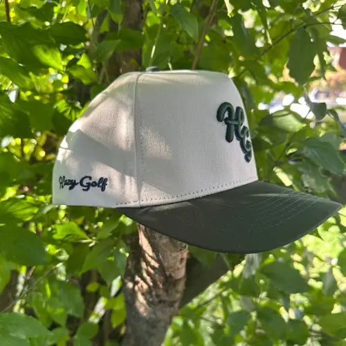 “HG” Icon Fern and Bone SnapBack Hat Hazy Golf