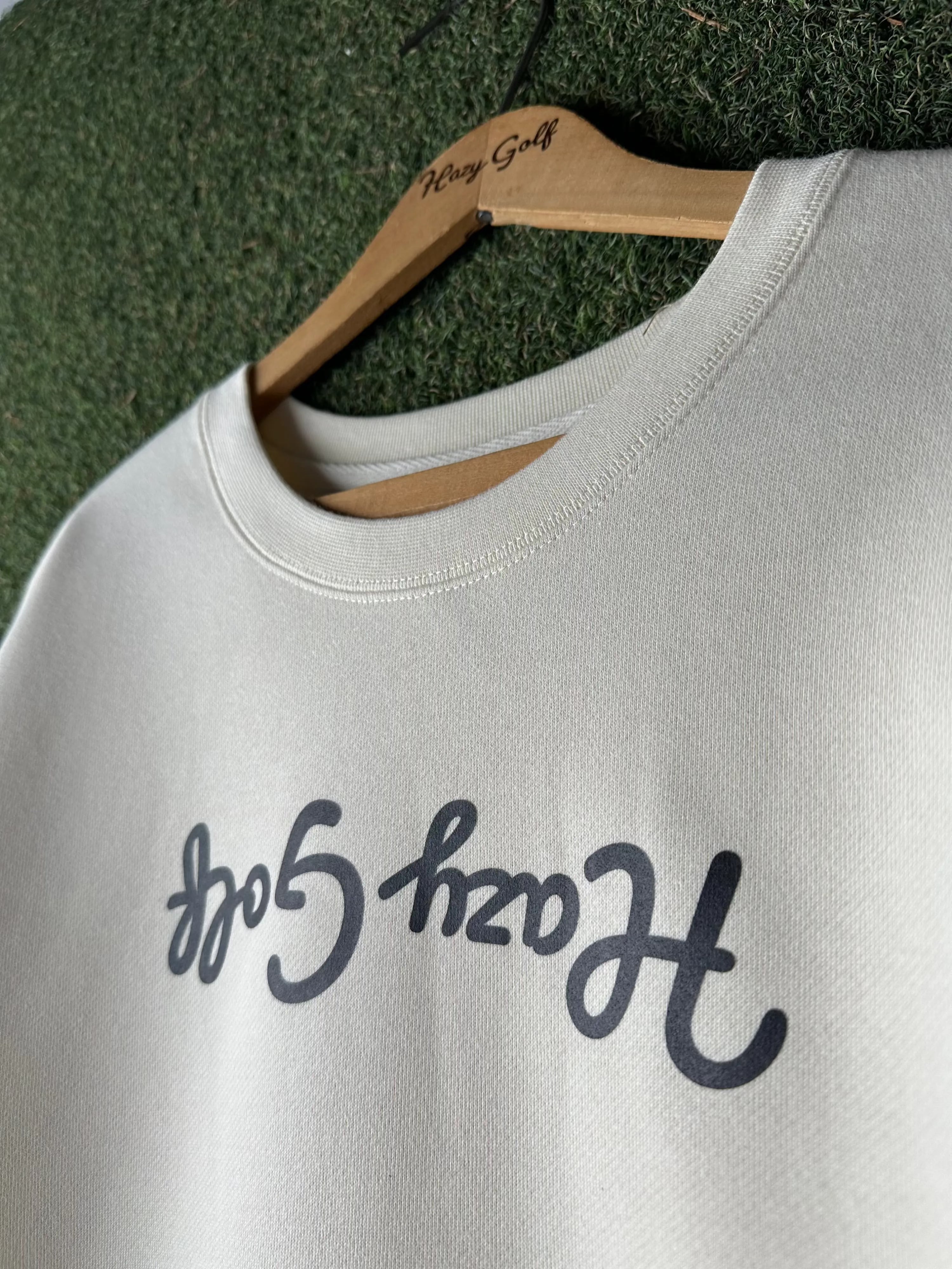 The Upside Down Heavyweight Crewneck Hazy Sticks