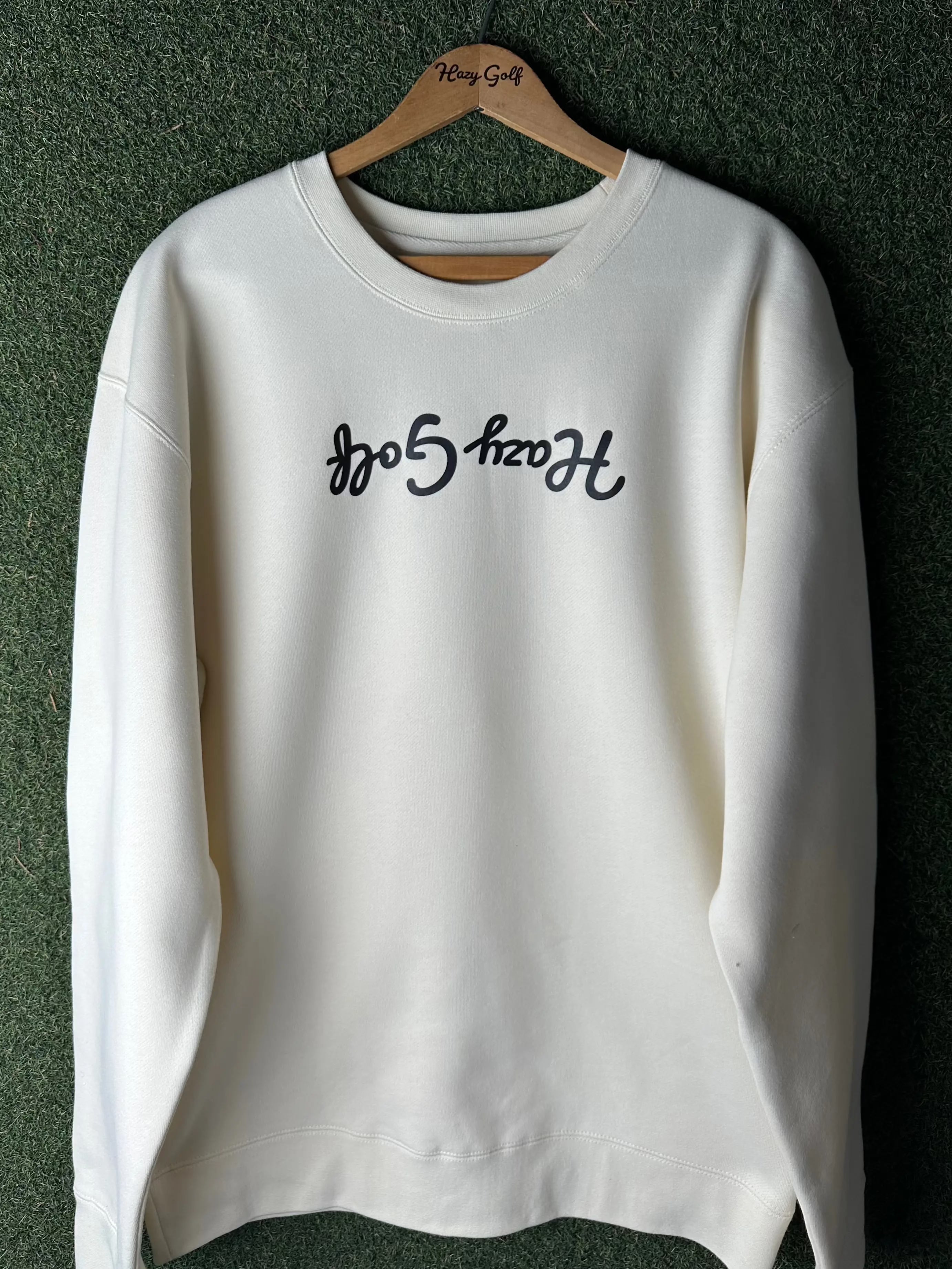 The Upside Down Heavyweight Crewneck Hazy Sticks