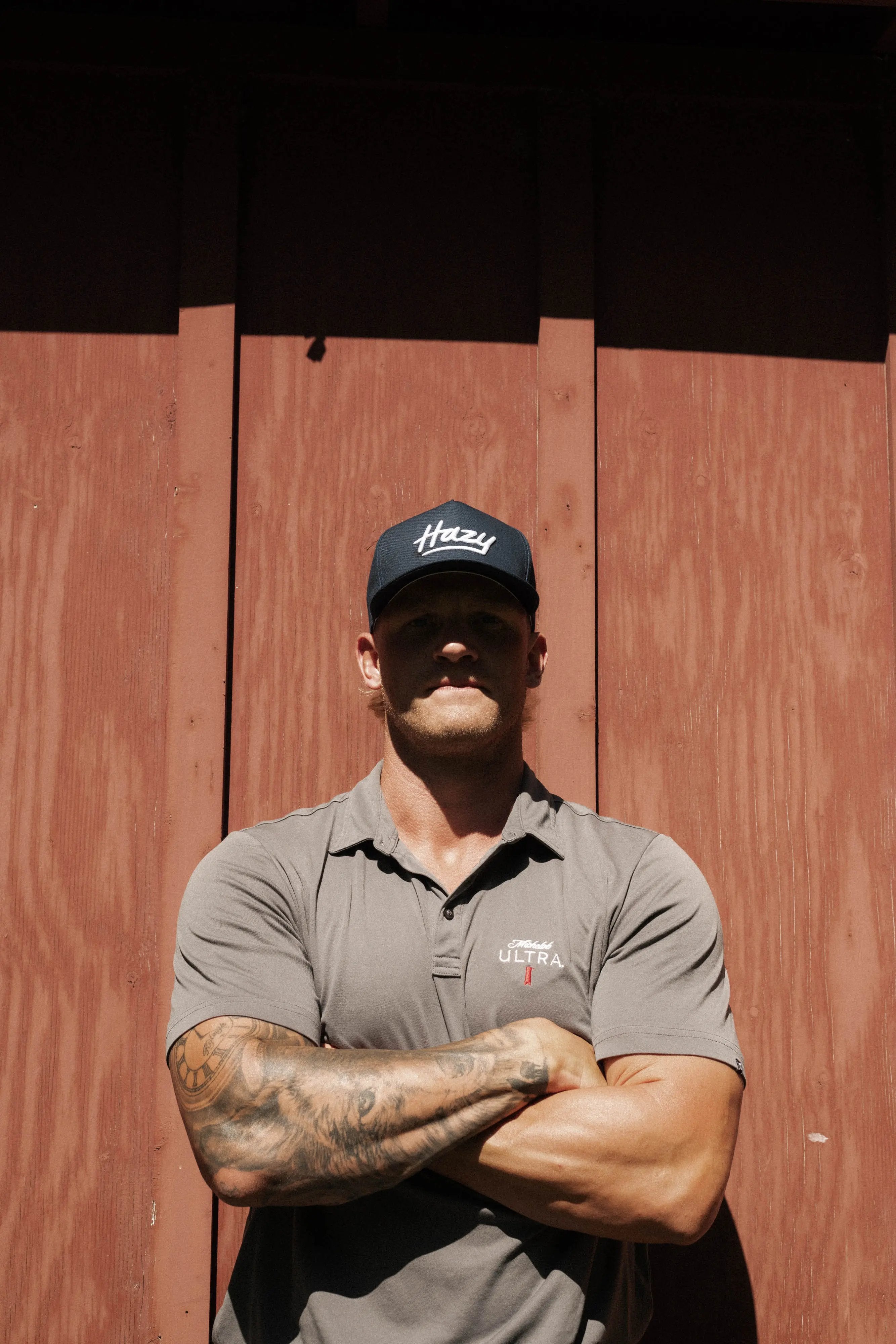 “Portland” Navy and White SnapBack Hazy Golf