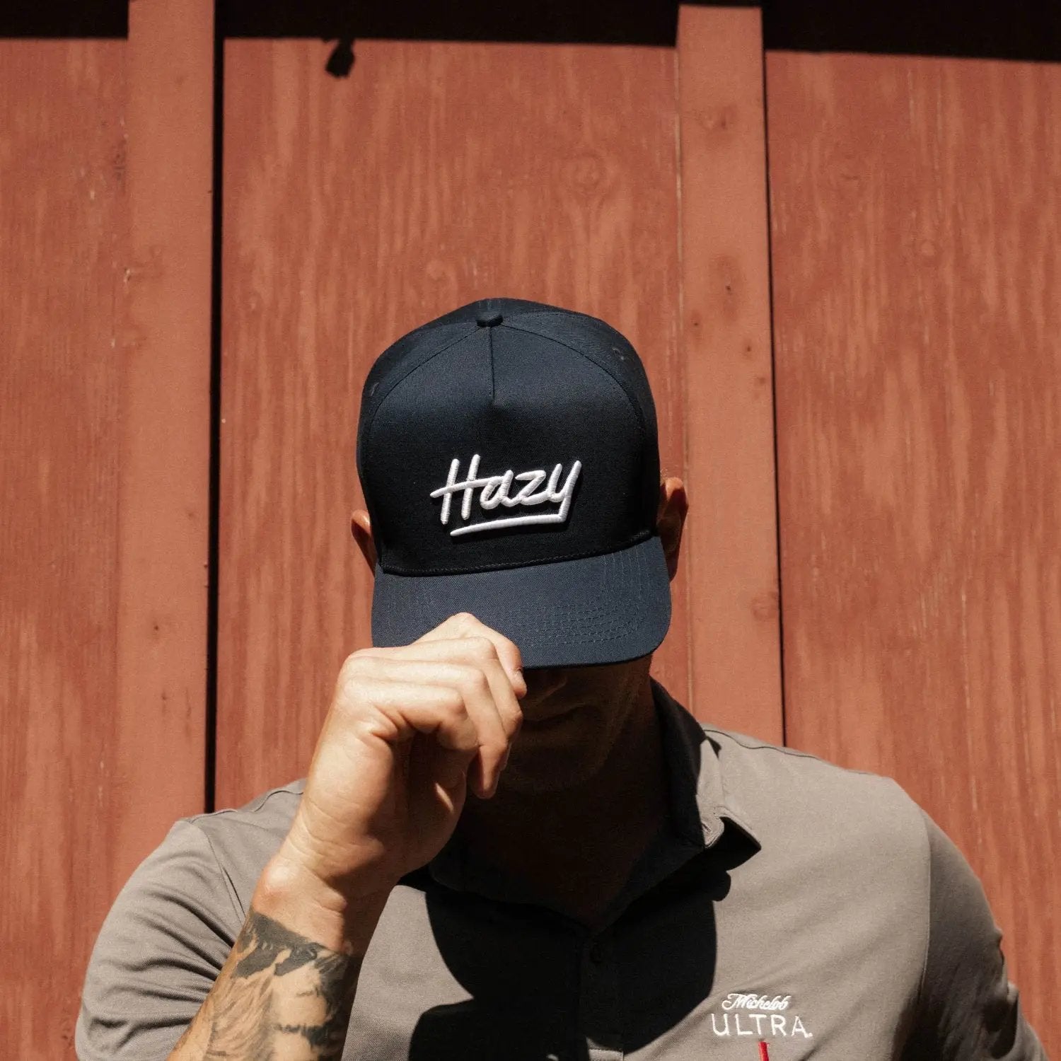 “Portland” Navy and White SnapBack Hazy Golf