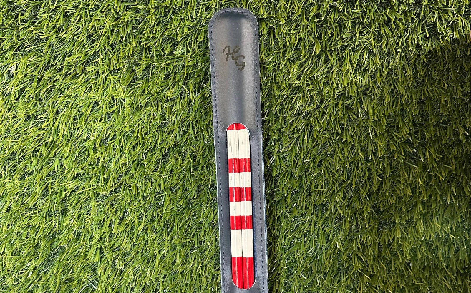 See Through Leather Cover (Navy) Hazy Golf