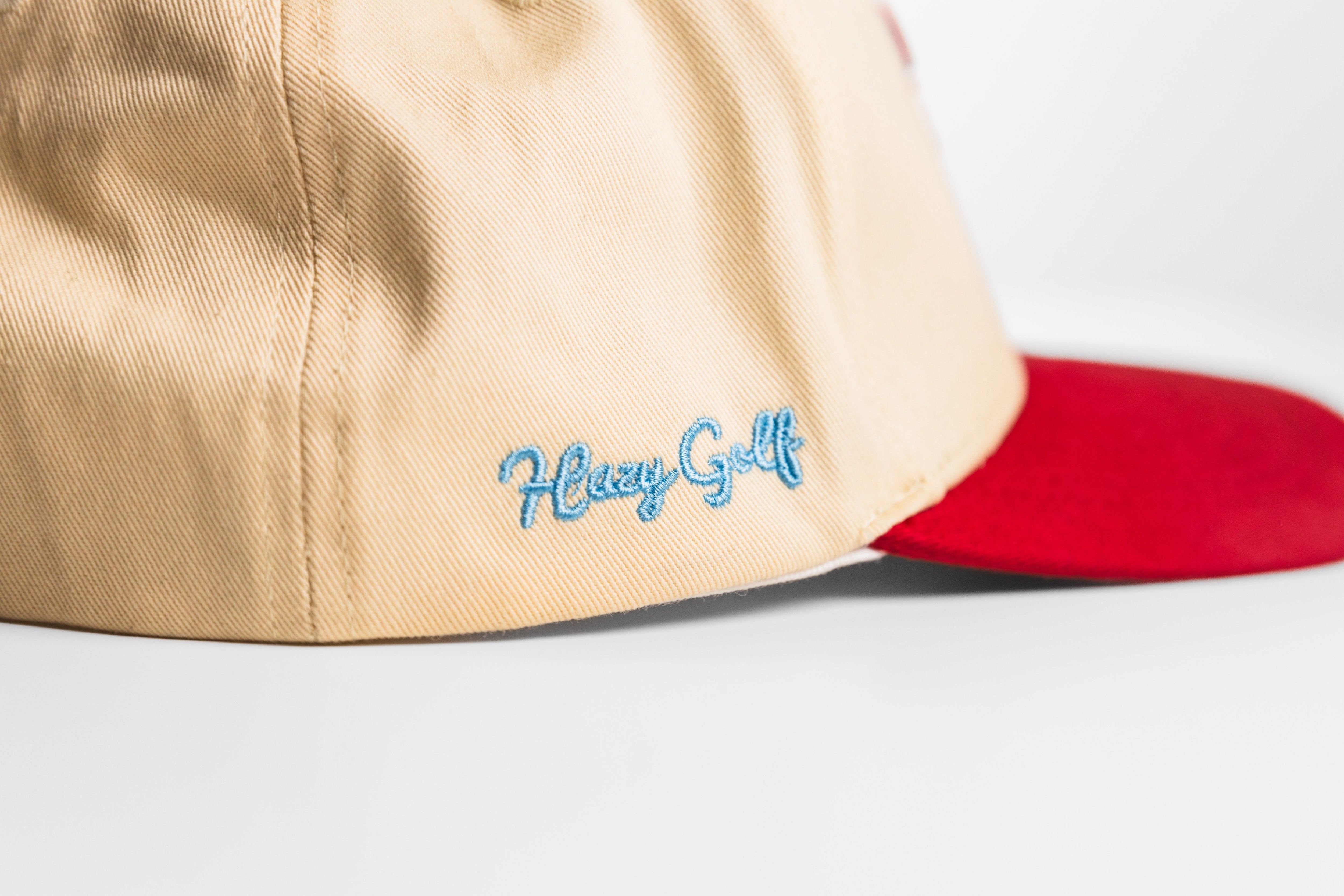 “HG” 2 Tone Cardinal and Bone SnapBack