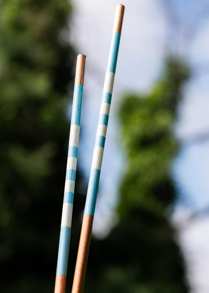 Carolina Blues | Hickory Golf Alignment Sticks | Hazy Golf