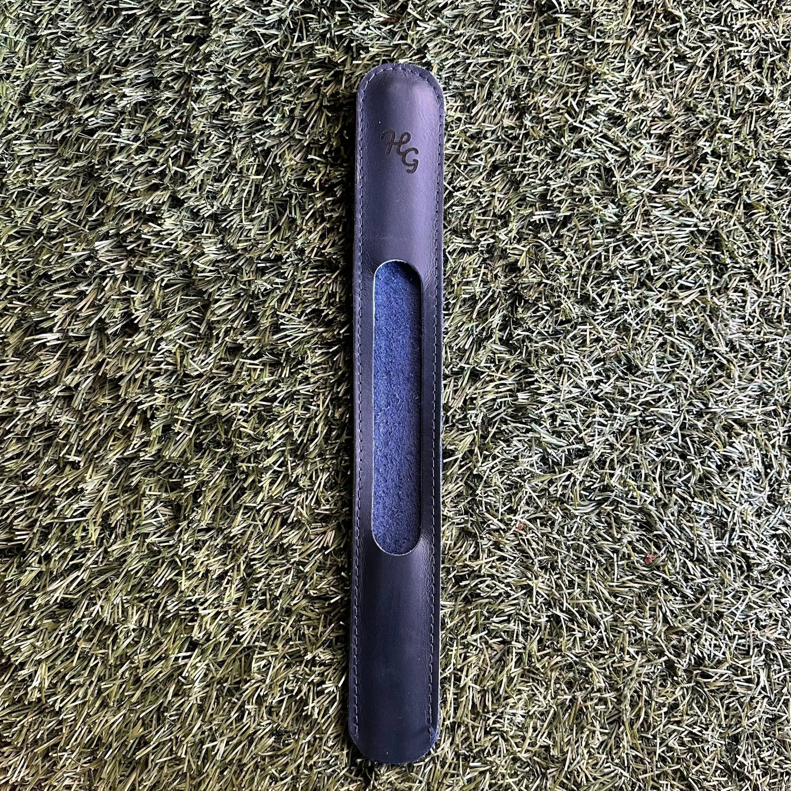 See Through Leather Cover (Navy)